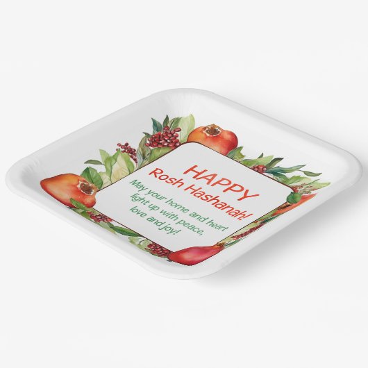 Rosh Hashanah Papier Bord (Gebogen)