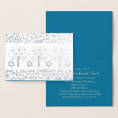 Rosh Hashanah Party Real Folie Invitations Folie Kaarten (Display)