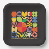 Rosh Hashanah Persoonlijk Joods nieuwjaar Papieren Bordje (Voorkant)