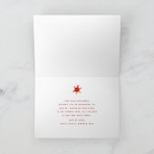 Rosh Hashanah Red Pomegranate Waterverf over goud Kaart (Binnen)