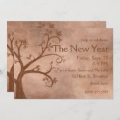 Rosh Hashanah rustieke herfstboom Kaart (Voorkant / Achterkant)