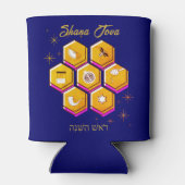 Rosh Hashanah SHANA TOVA Blikjeskoeler (Achterkant)