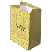 Rosh Hashanah Shana Tova  Leuke Naam Gift Bag Medium Cadeauzakje (Voorkant Gekanteld)