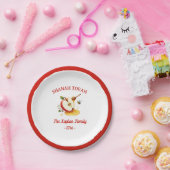 Rosh Hashanah Shanah Tovah Apple Honey Family Papieren Bordje (Feest)