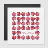 Rosh Hashanah Shanah Tovah Wishes Pomegranate Art (Voorkant / Achterkant)