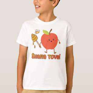 Rosh Hashanah Shava tova kawai t-shirt jongens en 