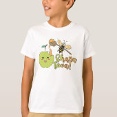 Rosh Hashanah Shava tova t-shirt voor kinderen, ki (Voorkant)