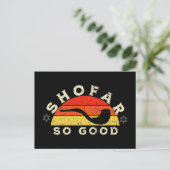 Rosh Hashanah Shofar zo goed grappig woordje Briefkaart (Staand voorkant)