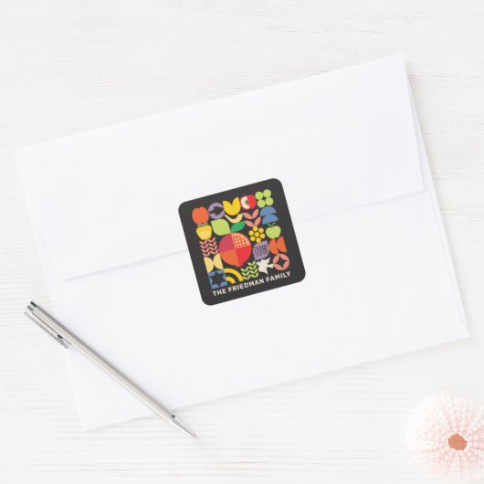 Rosh Hashanah Specialized Jewish New Year Sticker (Envelop)