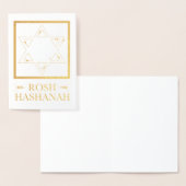 Rosh Hashanah Star van David Gold Foil Folie Kaarten (Display)