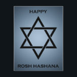 rosh hashanah ( ster van david ) feestdagenkaart<br><div class="desc"></div>