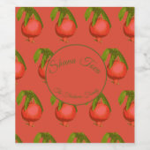 Rosh Hashanah Sweet Pomegranate Jwish nieuwjaar Wijn Etiket (Enkel label)