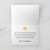 Rosh Hashanah symboliseert mooie begroeting Kaart (Binnen)