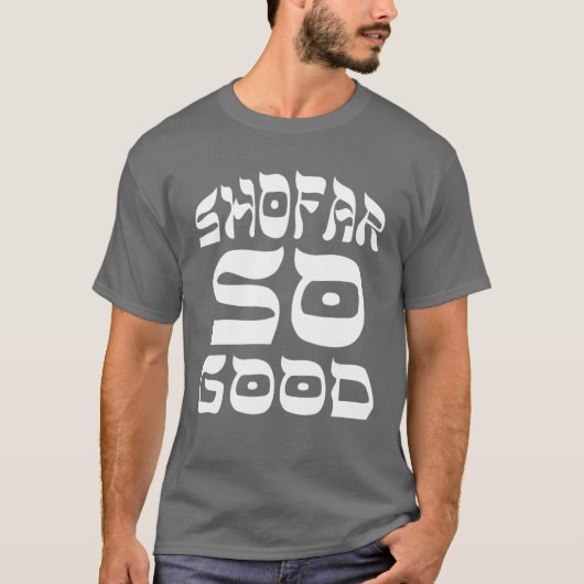 Rosh Hashanah T Shofar zo goed joods T-shirt (Voorkant)