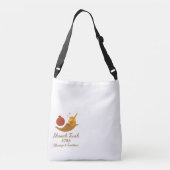 Rosh Hashanah Tote Bag, New Year Gift Crossbody Tas (Achterkant)