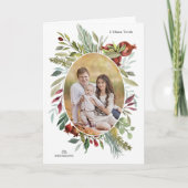 ROSH HASHANAH WATERVERF GEBLADERTE FOTO GROET KAART (Voorkant)