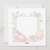 Rosh Hashanah-wenskaart Feestdagenkaart (Achterkant)