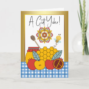 Rosh Hashanah Yiddish A Gut Yohr Kaart