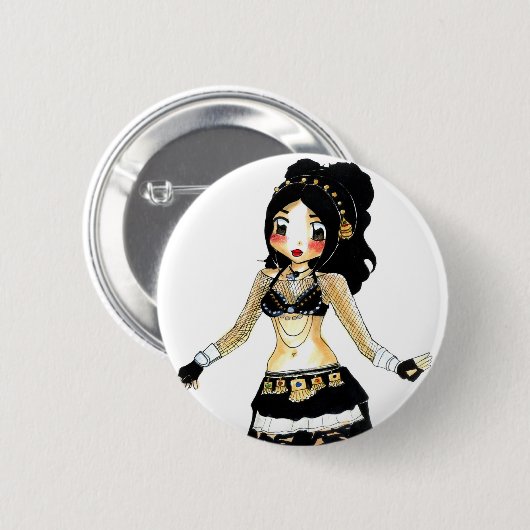 Rosi Ronde Button 5,7 Cm (Voorkant /achterkant)