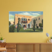 Rosicrucian Park Oriental Museum Canvas Afdruk (Insitu (Woonkamer))