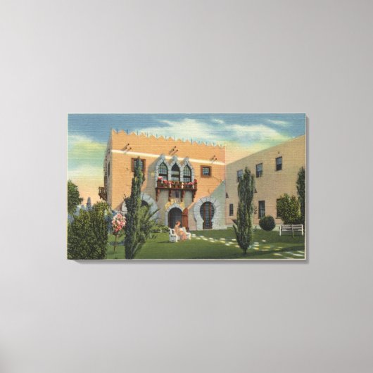 Rosicrucian Park Oriental Museum Canvas Afdruk (Voorkant)