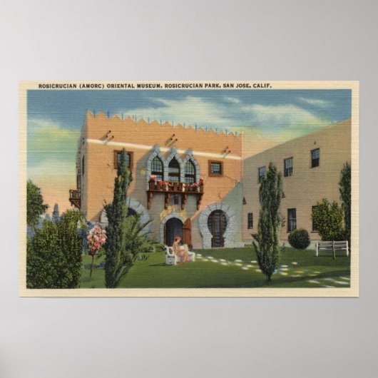 Rosicrucian Park Oriental Museum Poster (Voorkant)