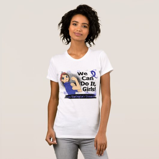 Rosie Anime WCDI Huntington's ziekte T-shirt (Voorkant volledig)