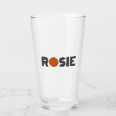 Rosie Basketbal Glas (Voorkant)