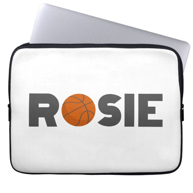 Rosie Basketball Laptop Sleeve (Voorkant)
