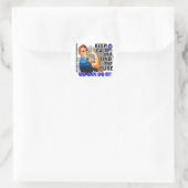Rosie Blijf kalm ALS Ronde Sticker (Tas)