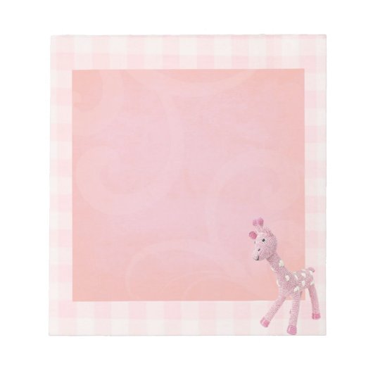 Rosie de Giraffe Notitieblok (Voorkant)