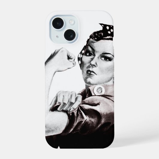 Rosie de Hoesje-Mate iPhone Case van de Riveter iPhone 15 Case (Achterkant)
