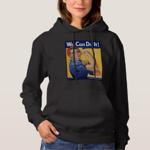 Rosie de Klinker: Sterke Vrouwen Vrouwelijke Empow Hoodie