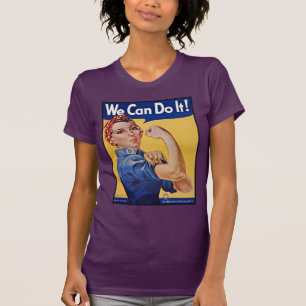 Rosie de Klinker: Sterke Vrouwen Vrouwelijke Empow T-shirt
