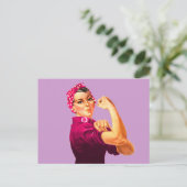 Rosie de Klinkhamer - het Roze van Kanker Briefkaart (Staand voorkant)