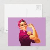 Rosie de Klinkhamer - het Roze van Kanker Briefkaart (Voorkant / Achterkant)