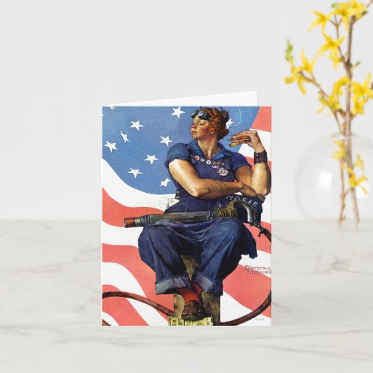 Rosie de Klinkhamer Kaart (Gele Bloem)