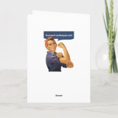 Rosie de Klinkhamer kunnen wij het doen! Jouw Kaart (Achterkant)