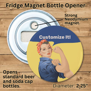 Rosie de Klinknagel Button Flesopener