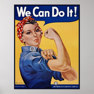 Rosie de Klinknagel Sterke vrouwen op de werkvloer Poster
