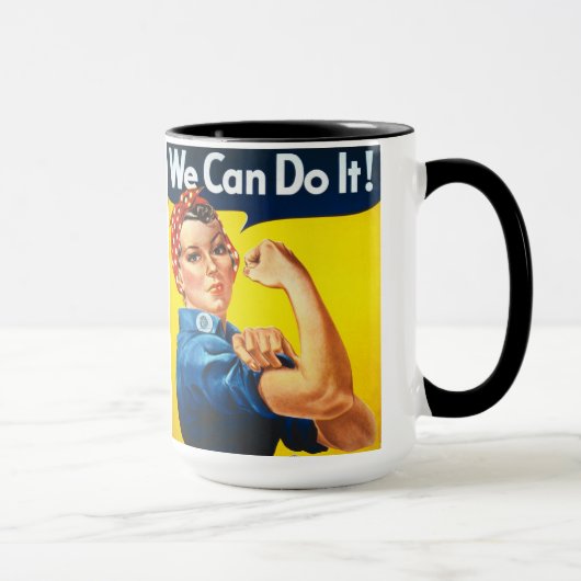 Rosie de Mok van de riveter Coffee (Rechts)