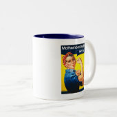 Rosie de Mok van de riveter ~ Two-Tone koffie (Voorkant rechts)