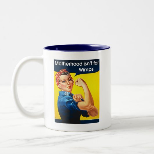 Rosie de Mok van de riveter ~ Two-Tone koffie (Links)