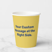 Rosie de papierbekertjes van de Riveter Papieren Bekers (Achterkant)