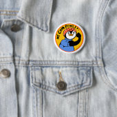 Rosie de Pinguïter Ronde Button 5,7 Cm (In situ)