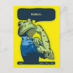 Rosie de Ribbiter Briefkaart