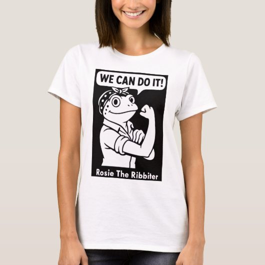 Rosie de Ribbiter T-shirt (Voorkant)