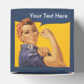 Rosie de Riveter aanpassen met Jouw tekst Bedankdoosjes (Bovenkant)