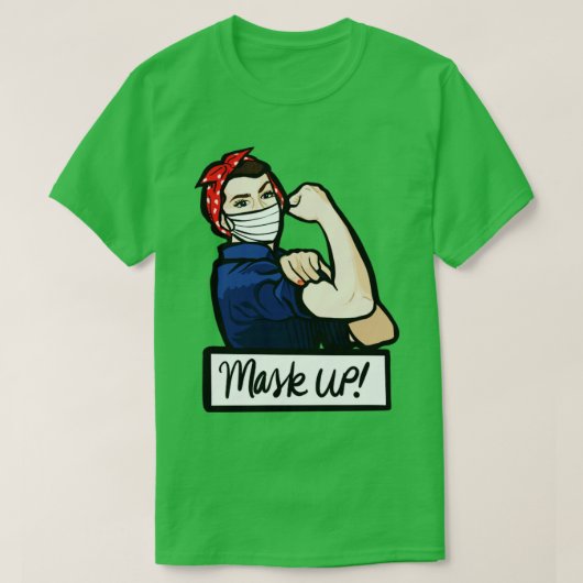 Rosie de Riveter afvragen T-shirt (Design voorkant)