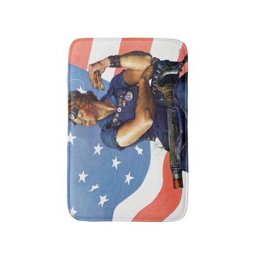 Rosie de Riveter Badmat (Voorkant Verticaal)